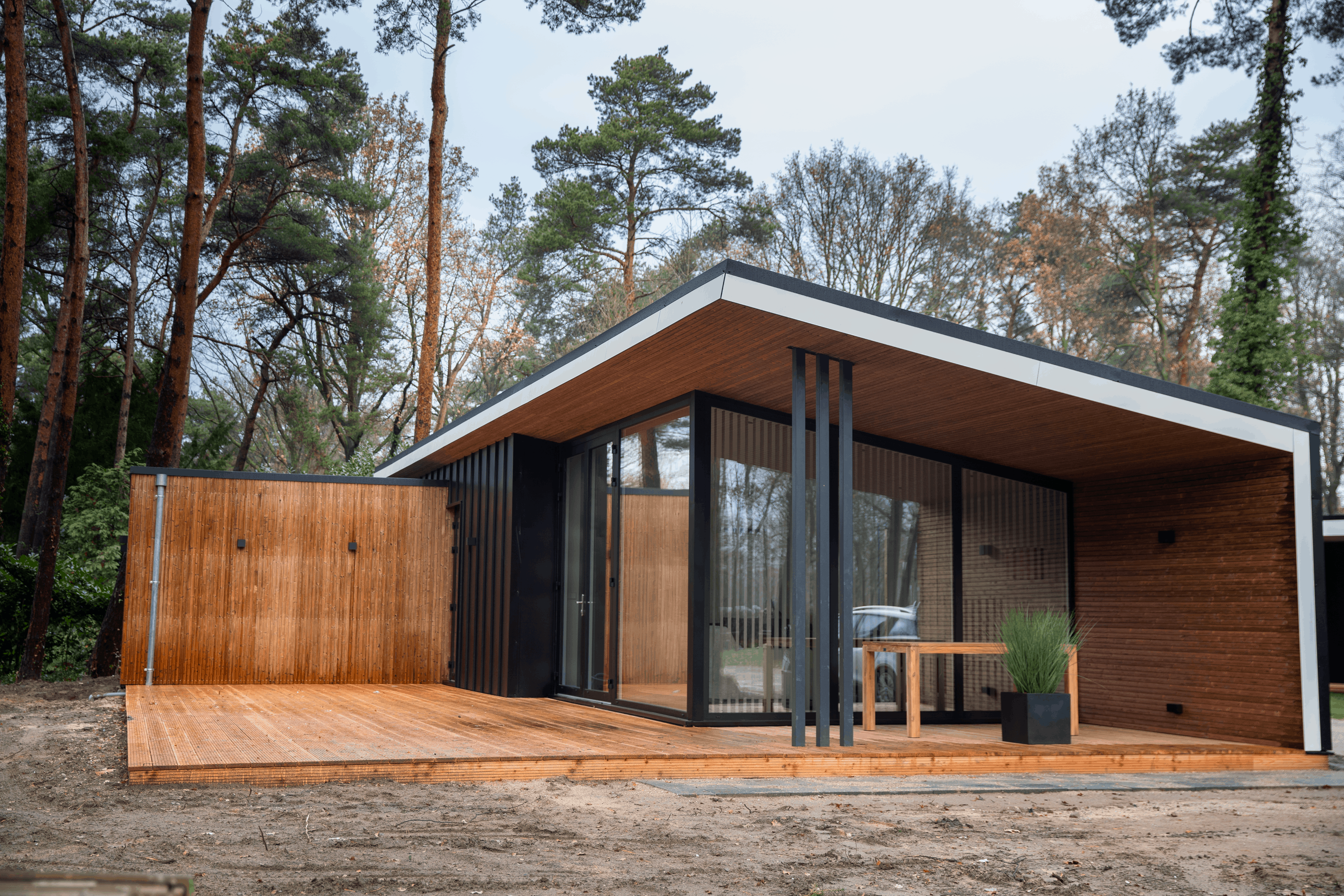 woning in het bos